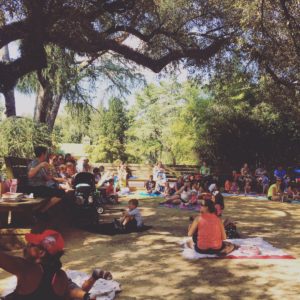 Story Time in Hopelands Gardens, Aiken, SC